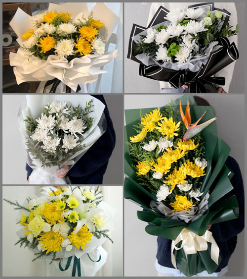 湖北孝感市大悟县黄站镇白事花束代送